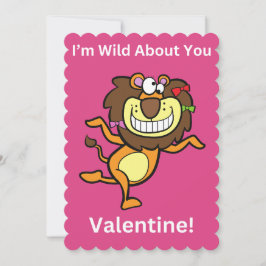 Tarjeta de vacaciones Día de San Valentín para niñ
