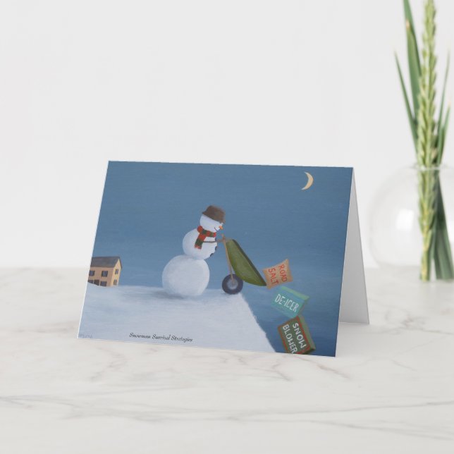 tarjeta de vacaciones divertida (Anverso)