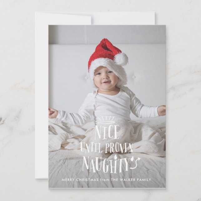 Tarjeta de vacaciones divertida hasta que se demos (Anverso)