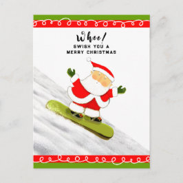 Tarjeta de vacaciones divertida para Navidades