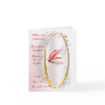 Tarjeta de vacaciones doblada