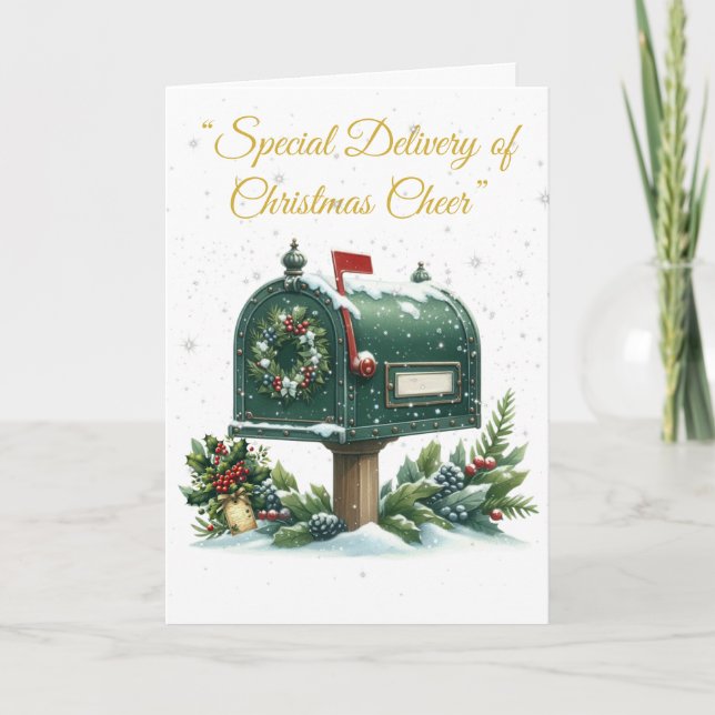 Tarjeta de vacaciones doblada: tarjeta Esplendor V (Anverso)