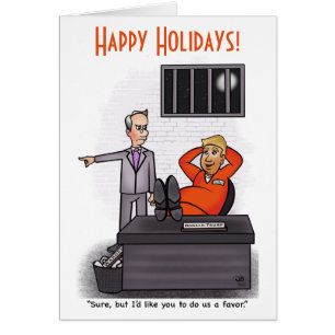 Tarjeta de vacaciones Donald Trump
