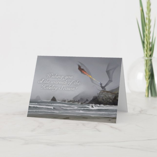 Tarjeta de vacaciones Dragon (Anverso)