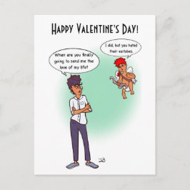 Tarjeta de vacaciones Earlobes Valentine