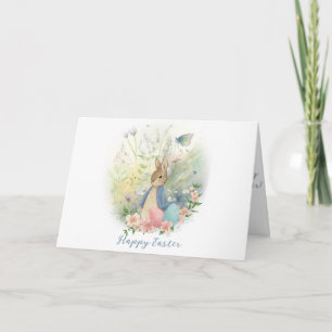 Tarjeta de vacaciones Easter Peter Rabbit