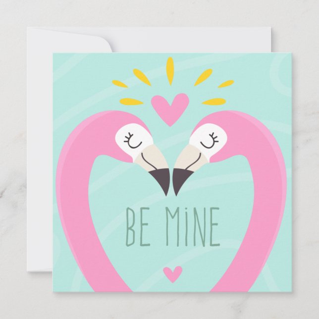 Tarjeta de vacaciones El día de San Valentín Cuta (Anverso)