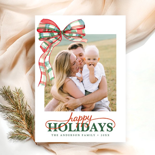 Tarjeta de vacaciones elegante con letra moderna (Subido por el creador)