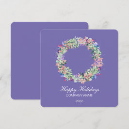 Tarjeta de vacaciones elegante de acuarela