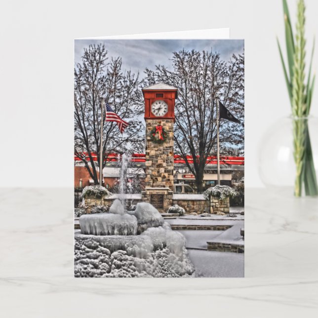 Tarjeta de vacaciones en casa (Anverso)