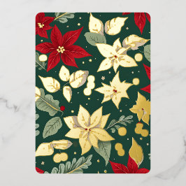 Tarjeta de vacaciones encantada de Relieve metaliz