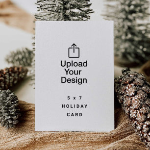 Tarjeta de vacaciones familiar 5 x 7, subir tu ima