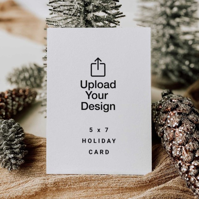 Tarjeta de vacaciones familiar 5 x 7, subir tu ima (Subido por el creador)