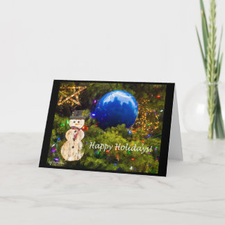 Tarjeta de vacaciones felices