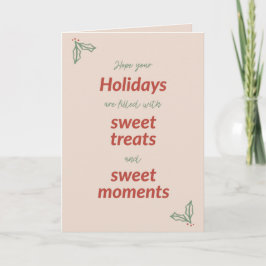 Tarjeta de vacaciones felices dulce tarjeta de vac