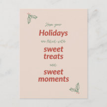 Tarjeta de vacaciones felices dulce tarjeta de vac