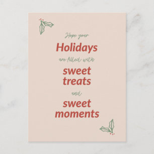Tarjeta de vacaciones felices dulce tarjeta de vac