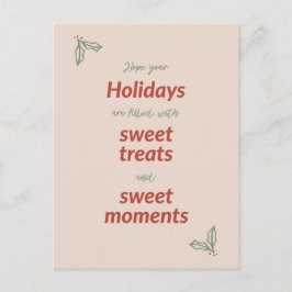 Tarjeta de vacaciones felices dulce tarjeta de vac