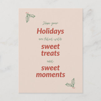 Tarjeta de vacaciones felices dulce tarjeta de vac