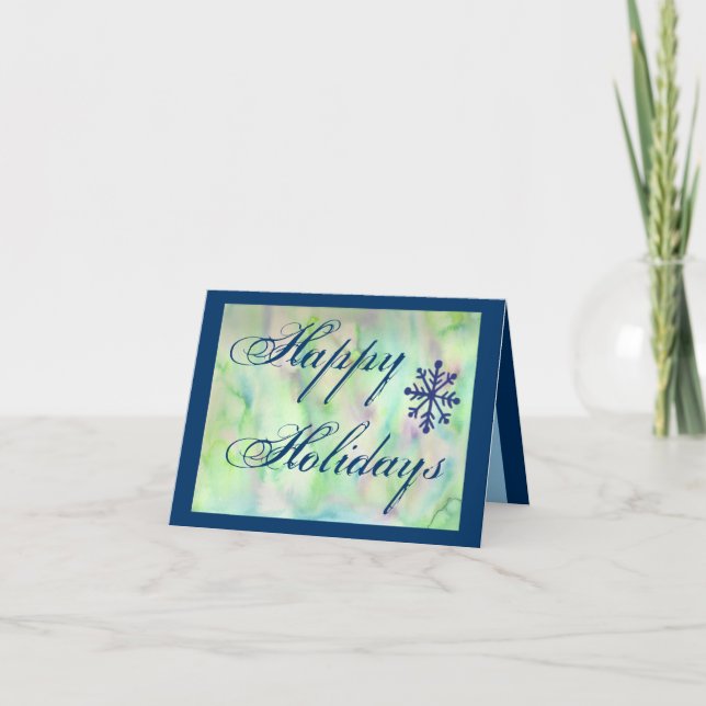 Tarjeta de vacaciones feliz (Anverso)