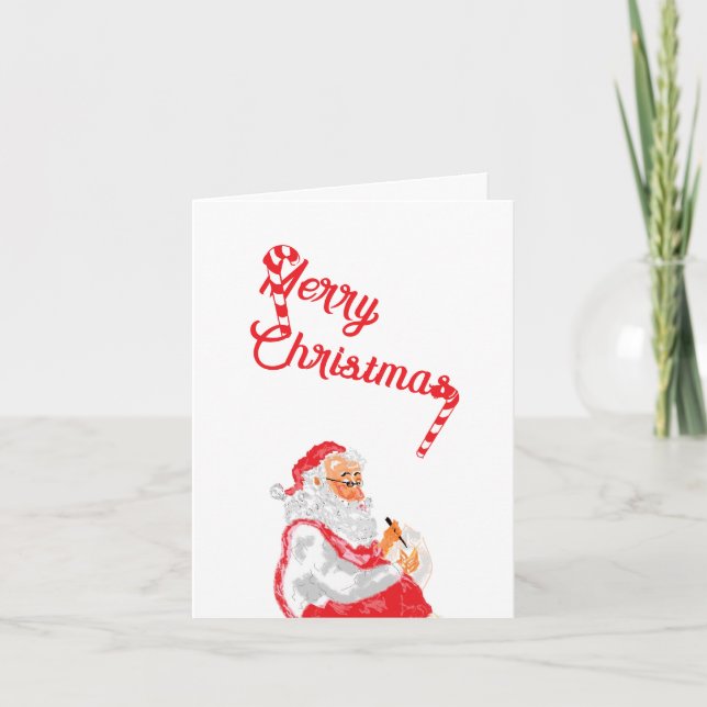 Tarjeta de vacaciones : Feliz Navidad (Anverso)