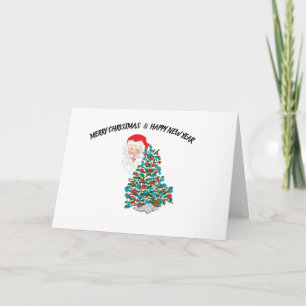 Tarjeta de vacaciones FELIZ NAVIDAD Y PRÓSPERO AÑ