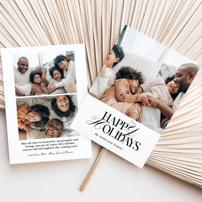 Tarjeta de vacaciones feliz | Tarjeta fotográfica  (Subido por el creador)