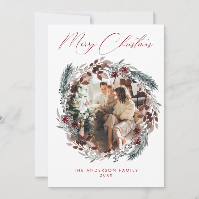 Tarjeta de vacaciones fotográficas (Anverso)