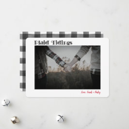 Tarjeta de vacaciones fotográficas de Buffalo Plai