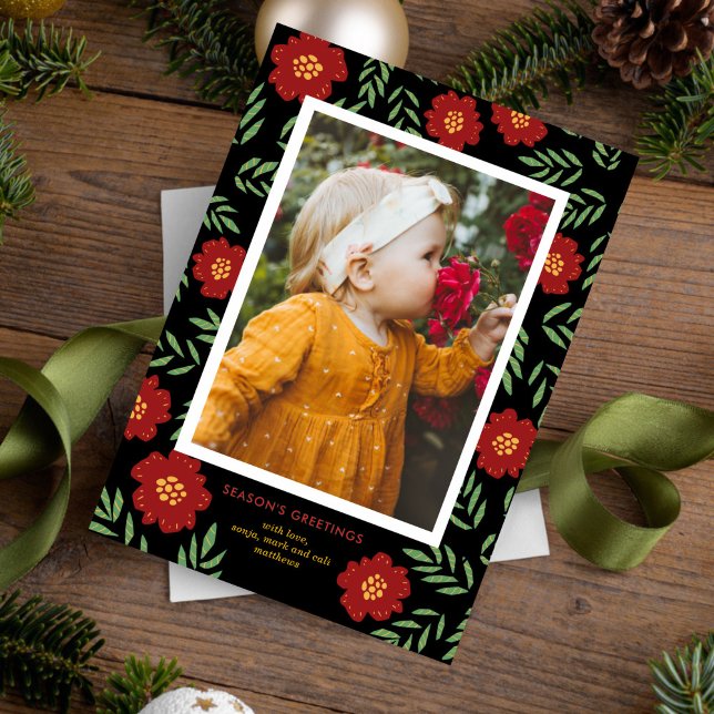 Tarjeta de vacaciones fotográficas de flores de ar (Subido por el creador)