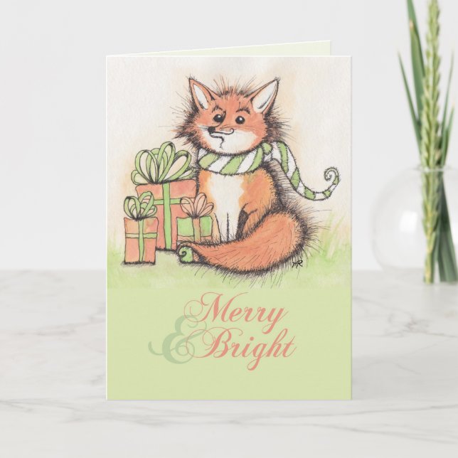 Tarjeta de vacaciones Foxie (Anverso)