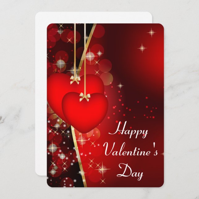 Tarjeta de vacaciones Gnome Valentines (Anverso / Reverso)