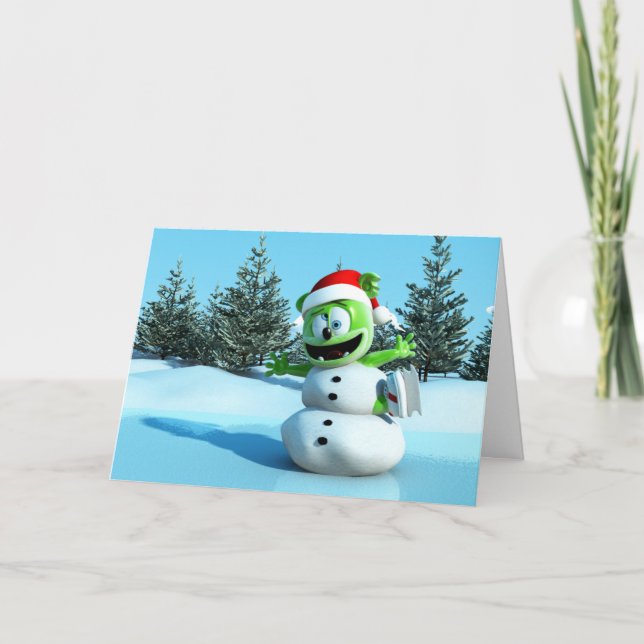 Tarjeta de vacaciones Gummibär Jolly (Anverso)