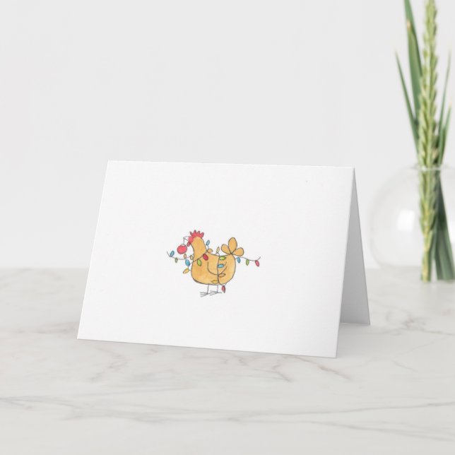 Tarjeta de vacaciones Hentangle (Anverso)
