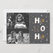 Tarjeta de vacaciones Ho Ho Ho Ho Ho