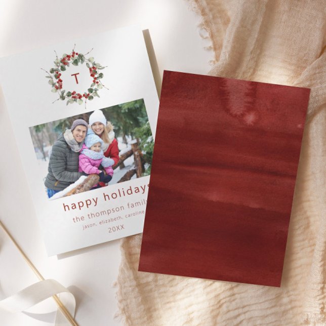Tarjeta de vacaciones inicial de Navidades familia (Subido por el creador)