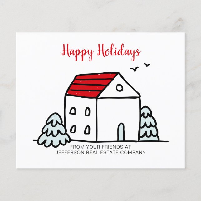 Tarjeta de vacaciones inmobiliario Budget Winhouse (Anverso)