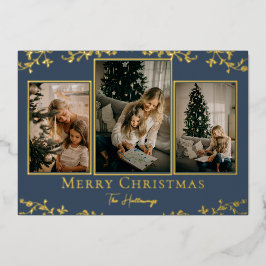 Tarjeta de vacaciones Intricate Vines 3 Photo Reli