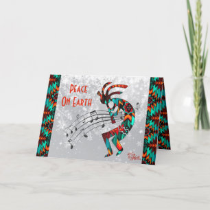 Tarjeta de vacaciones Kokopelli del Suroeste