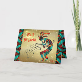 Tarjeta de vacaciones Kokopelli del Suroeste