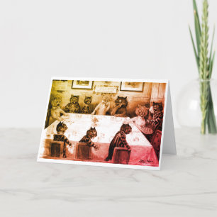 Tarjeta de vacaciones Louis Wain