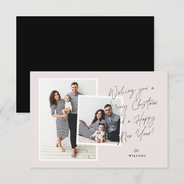 Tarjeta de vacaciones manuscrita manuscrita manusc (Anverso / Reverso)