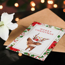 Tarjeta de vacaciones minimalista para Navidades d