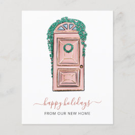 Tarjeta de vacaciones móvil de la puerta delantera