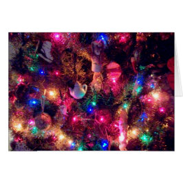 Tarjeta de vacaciones 'Navidades brillan' - Bellez