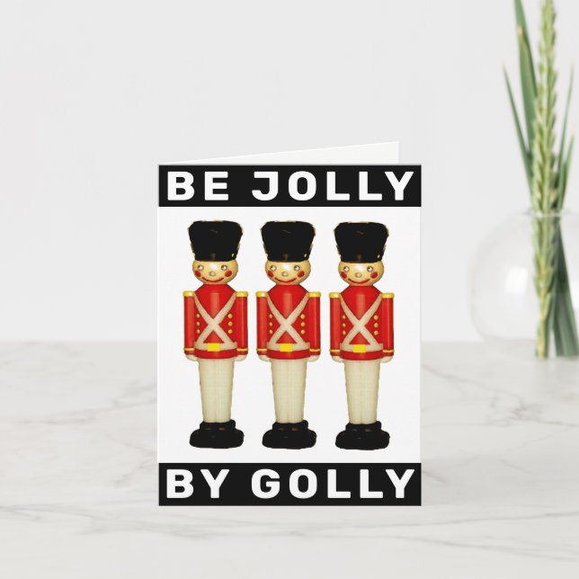 Tarjeta de vacaciones Navidades de Inglaterra en L (Anverso)