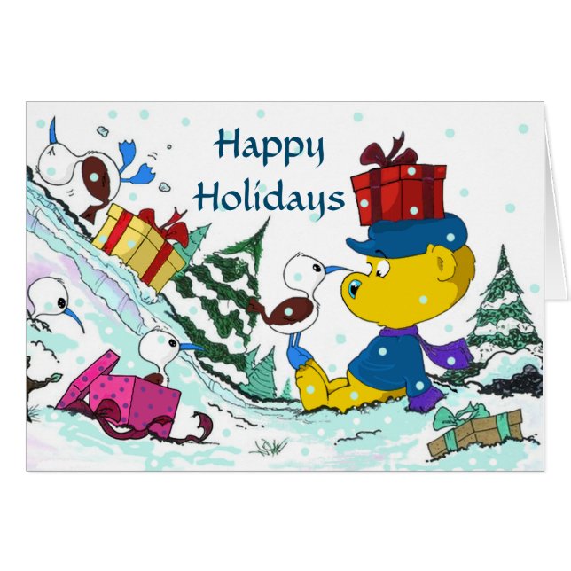 Tarjeta de vacaciones Navidades Ferald (Anverso (Horizontal))