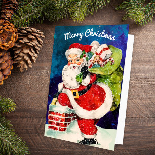 Tarjeta de vacaciones no fotográfica Merry Jolly S