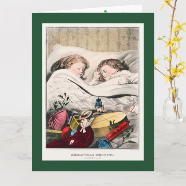 Tarjeta de vacaciones nocturna de navidades (flor amarilla)