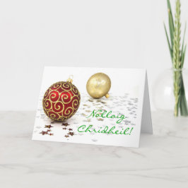 Tarjeta de vacaciones Nollaig Chridheil I para nav